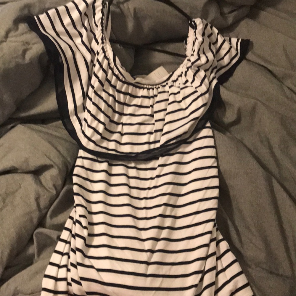 White House black market off the shoulder top